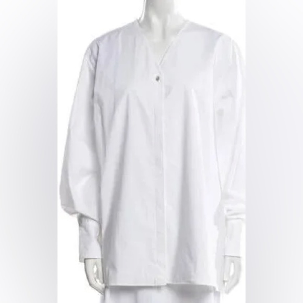 The Row V-Neck Long Sleeve shirt Sz Small